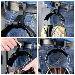 ANSI規格適合 欧州建設現場用 折りたたみ式ヘッドホン 騒音低減イヤーマフ 大人用 ポータブル安全耳栓 - Product Image 6