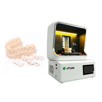 Nouvelle imprimante 3D dentaire professionnelle IFUN 14K, grande taille, USB, semi-automatique, garantie 1 an, pour couronnes, modèles, impression en résine