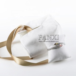 FANXI Vente en gros de sacs à bijoux élégants personnalisés en couleur, pochette cadeau, sac en cuir PU pour bijoux - Product Image 4