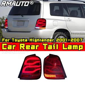 Luz de freno trasera para coche, conjunto de luces traseras, kit de carrocería para Toyota Highlander 2001-2007, accesorios para coche - Product Image 1