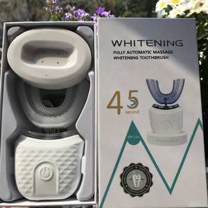 หลอดไฟ LED ฟอกสีฟันอัจฉริยะ 360 องศา แสงสีแดงและสีน้ำเงิน สำหรับดูแลช่องปาก แบบชาร์จไร้สาย ใช้ในบ้าน พร้อมแปรงฟอกสีฟัน - Product Image 5