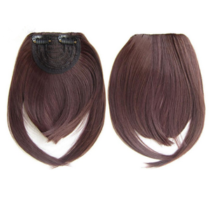 Clip in capelli umani bang resistenza al calore neat anteriore frangia estensione dei capelli - Product Image 3