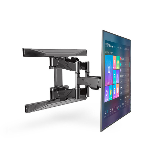 TV Wall Mount for Large TV 40" to 75" Full Motion Has Smooth Swivel Tilt and Extension Function Includes Hardware Accessories