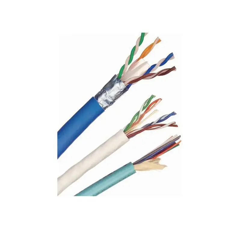 SFTP Cat6 Cable de red Lan Ethernet Cables de red CAT 6 Rg8 Cable coaxial para conectarse a otro 8 Ent Internet Computer Rohs