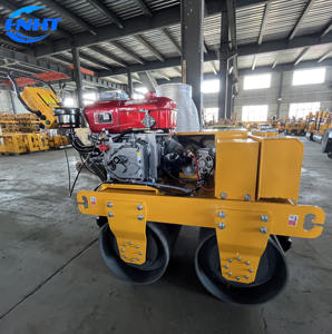 550kg Hand-held Double Drum Hydraulic Vibratory <b>Roller</b> with Changchai Engine Gear & Motor for Asphalt/<b>Soil</b> Compaction - Product Image 1