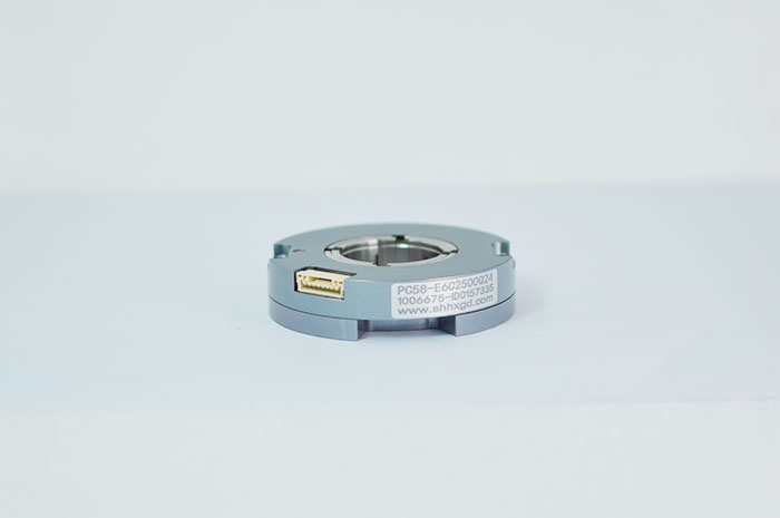 Dust Proof Cover Bearingless Encoders PC58 Revolution Range 8192ppr Hollow Shaft Dc Motor UVW Signal Encoder