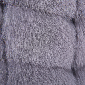 Real fox Fur Vest Long Style Fur Gilet <strong>Women</strong> Fashion Fur <strong>Waistcoat</strong> - Product Image 4