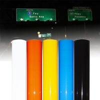 LU Fabrication en Chine Haute Visibilité PMMA Imprimé Feuille Réfléchissante Nuit Bright Engineering Grade 5200 Film Réfléchissant Vinyle