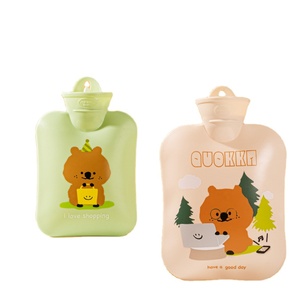 Large Portable Pvc <b>Hot</b> <b>Water</b> <b>Bottle</b> 2L Capacity Foot & Belly Hand Warmer Refillable Warmth for the Winter Months - Product Image 1