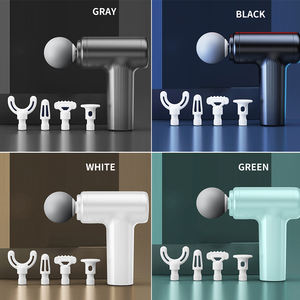 Pistola de Masaje Percusiva Manual para Tejido Profundo Fascial con 5 Cabezales de Masaje, 6 Niveles de Velocidad, Inalámbrica, para Recuperación Muscular de Cuerpo Completo - Product Image 6