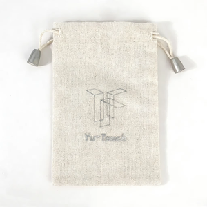 Bolsa Ecológica de Algodón y Lino con Cordón para Joyería, Pendientes, Mini Bolsa de Regalo de Lujo, Bolsa de Muselina Antipolvo - Product Image 1