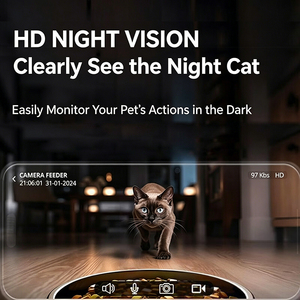 Comedero Automático Inteligente para Mascotas, Venta al Por Mayor OEM, Controlado por Aplicación, Duradero, Fácil de Limpiar, Dispensador de Comida para Mascotas - Product Image 4