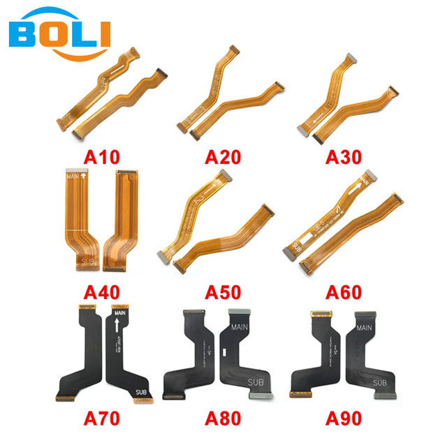 Wholesale for iPhone LCD Screens and for Samsung Flex Cables for A02 A12 A30 A32 A50-Different Models Mobile Phone Parts