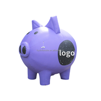 Offre Spéciale géant gonflable publicité sauter cochon héros mascotte gonflable tête de cochon dessin animé
