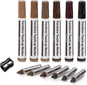 Crayons et taille-crayons spéciaux pour la réparation des meubles en bois, marqueurs et crayons de couleur - Product Image 1