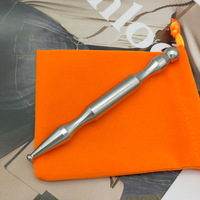 Stylo de réflexologie faciale en acier inoxydable, outil de massage des points de pression pour les soins de la peau et la relaxation