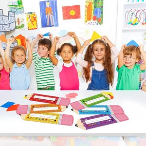 Bảng tên cho bàn học sinh thẻ tên đầy màu sắc bút chì giáo viên tham khảo bảng tên cho mẫu giáo - Product Image 2