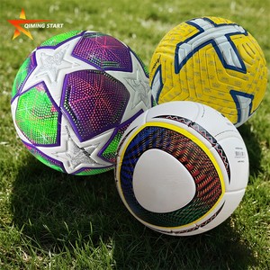 Ballons de football d'académie personnalisés de qualité supérieure, taille 4, avec thermocollage, ballon violet pour les matchs de la Coupe du monde des clubs - Product Image 1