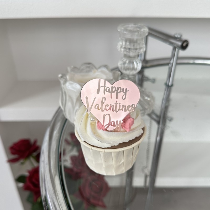 Saint Valentin Coeur-Or Rose