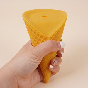 DIY miniature <b>ice</b> <b>cream</b> cone model, handmade <b>ice</b> <b>cream</b> base accessories, fake dessert cone, egg cone <b>toy</b>. - Product Image 2