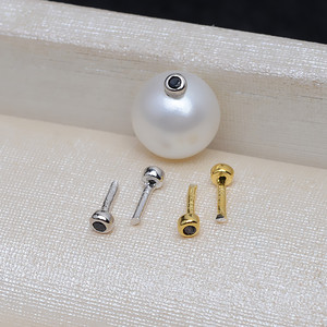 Cuentas de Plata S925 con Ojos de Pez, Rojas y Negras, Estilo Barroco, con Orificio Pasante - Juego de 10 Piezas, Accesorios para Joyería DIY, Modelo 4015 - Product Image 4