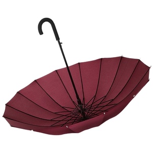 Paraguas Publicitario OEM para Adultos, Semiautomático, Impermeable, con Mango Largo Curvo, Resistente al Viento, con Impresión de Logotipo - Product Image 1