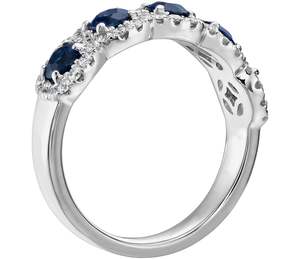 CAOSHI مجوهرات نسائية مطلية بالفضة, أحجار زركونيا مكعبة ، خواتم الاصبع ، العروس ، الزفاف ، أربع مخالب من أحجار الزركونيا المكعبة - Product Image 3