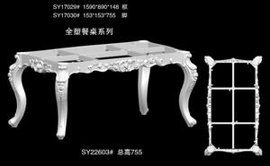 Dinning bảng khung thiết kế sang trọng dập nổi phong cách dinning bảng khung abs khung nhựa chưa hoàn thành bảng - Product Image 5