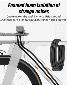 LEBYCLE Pièces de vélo : Tubes en mousse anti-tintement et anti-bruit pour cadre de VTT et vélo de route, amortisseur interne de câblage - Product Image 3