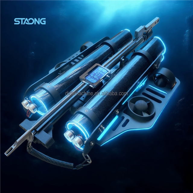 Underwater Drone with Fishing Launcher 40m Depth 6H Battery 5.0 Inch Screen HD Camera Night Vision 150m Floating Line