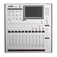 Console de mixage numérique professionnelle 12 canaux avec écran tactile, faders motorisés, DSP, suppresseur de rétroaction, enregistrement USB, Wi-Fi en option pour conférences