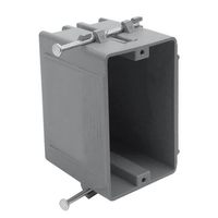 Boîtier électrique en PVC BAREP 1-Gang 20 Cu.In, homologué ETLus, résistant au feu 2H, UL514C UL263, pour interrupteur et prise
