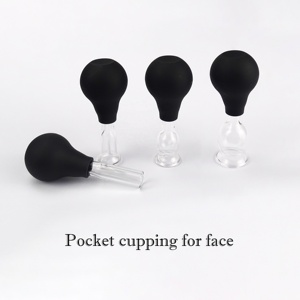 Lot de 4 ventouses en silicone pour lifting du visage, outils de massage anti-<span class=keywords><strong>cellulite</strong></span>, ventouses anti-rides - Product Image 6