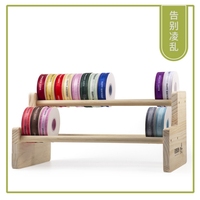 Étagère de rangement et organisateur de rubans en bois moderne à quatre niveaux sur mesure pour les magasins de gâteaux et de fleurs, présentoir de rubans pour artisans