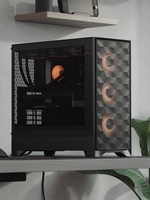 Boîtier Fractal Design FD Case Pop 2 Air Mid-Tower, refroidissement par air, RGB, refroidissement par eau, ordinateur de bureau, côté transparent, blanc