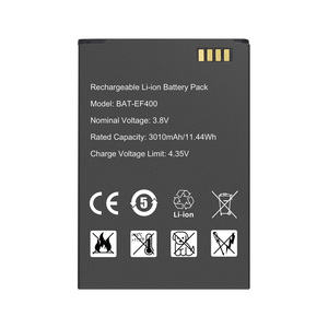 Batterie de remplacement pour scanner de codes-barres PDA BAT-EF400 3.8V 3010mAh pour scanner de codes-barres - Product Image 2