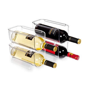 Soporte organizador de botellas de agua y vino sin BPA, estante de vino apilable para encimeras de cocina, mesa, despensa, <span class=keywords><strong>nevera</strong></span>, bares - Product Image 1