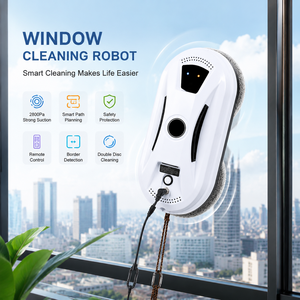 Robot Limpiacristales Doméstico Inteligente con Control Automático Anticaída para Sistema de Limpieza de Doble Disco HCR-02 - Dos Discos Redondos - Product Image 1