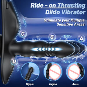 <span class=keywords><strong>Vibrador</strong></span> Telescópico con Ventosa TMM, Estimulador de Punto G, Masajeador de Próstata Vibrante, Tapón Anal <span class=keywords><strong>Vibrador</strong></span> para Hombre y Mujer - Product Image 6