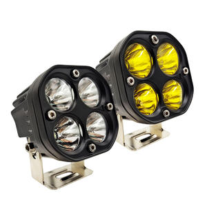 Projecteur LED pour moto, éclairage de voiture 3 pouces 40W, modification bicolore, ultra-lumineux, étanche, systèmes d'éclairage automobile - Product Image 6