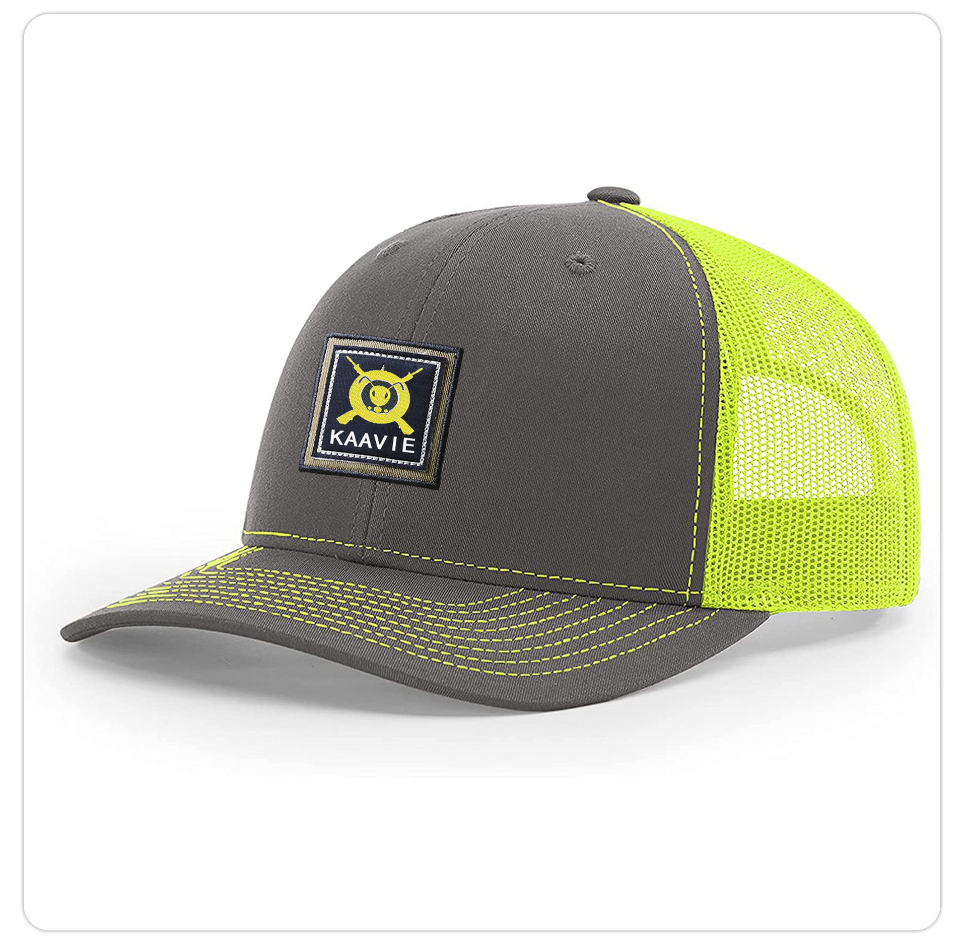 Gray fluorescent green color matching