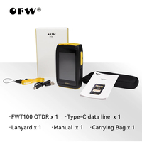 SIXIANTO OFW IOLA OTDR FWT-100 80KM Probador de Fibra Óptica en Vivo 1550nm OTDR Multifuncional con OPM VFL OLS