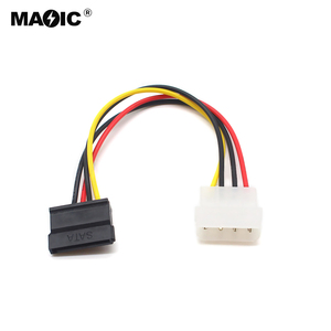 Magelei 20CM Molex <span class=keywords><strong>4</strong></span> <span class=keywords><strong>Pin</strong></span> IDE Để <span class=keywords><strong>SATA</strong></span> 15 <span class=keywords><strong>Pin</strong></span> HDD Power <span class=keywords><strong>Adapter</strong></span> Cable Hard Drive <span class=keywords><strong>Adapter</strong></span> Nam Để Nữ Molex <span class=keywords><strong>SATA</strong></span> Cáp Điện - Product Image 2