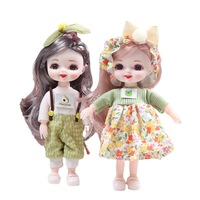 Belle princesse fée en plastique fausse balle rejoint la mode bébé personnalisé Bjd robe modèle poupées pour enfants filles jouet