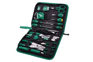 <span class=keywords><strong>SATA</strong></span> 03760 ชุดเครื่องมือช่างซ่อมสายไฟฟ้าป้องกันไฟฟ้าสถิตย์ 28 ชิ้น พร้อมกระเป๋าเก็บของ - Product Image 2