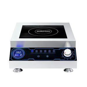 เตาแม่เหล็กไฟฟ้าเชิงพาณิชย์ SEMIKRON 3600w/5000w แบบเว้าหรือแบบเรียบ กำลังไฟสูง สำหรับร้านอาหาร - Product Image 6