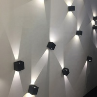 Offre Spéciale G9 ampoule remplaçable carré mur LED lumière 3000k blanc chaud lumières d'extérieur mural pour la maison