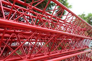 Antenne Gsm Télécom Communication Télécommunication Acier Guy Wire 30m Treillis Triangle Triangulaire Mât Guyé Tour - Product Image 6