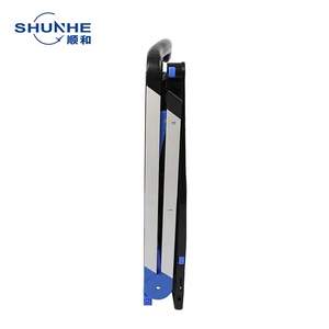 Carrito <span class=keywords><strong>de</strong></span> Compras Plegable <span class=keywords><strong>de</strong></span> Aluminio <span class=keywords><strong>de</strong></span> 2 Niveles <span class=keywords><strong>con</strong></span> <span class=keywords><strong>4</strong></span> <span class=keywords><strong>Ruedas</strong></span>, Carga Pesada <span class=keywords><strong>de</strong></span> 50 kg, para Supermercado/Almacén/Camping (Certificación GS) - Product Image 5
