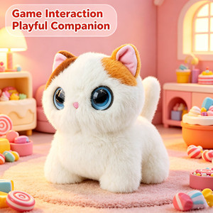 Robot intelligent en peluche multi-rôles avec fonctions d'apprentissage et de tutorat pour enfants, idéal pour les cadeaux de fête, collection, vente directe d'usine OEM - Product Image 1